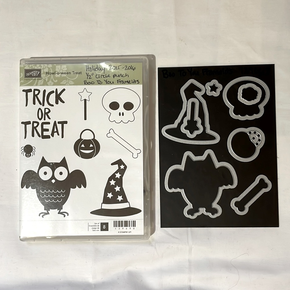 Stampin’ Up! Howl-O-Ween Treat Stamp Set & Coordinating Framelits